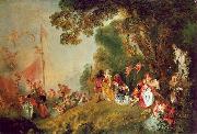 Pilgrimage to Cythera1 WATTEAU, Antoine